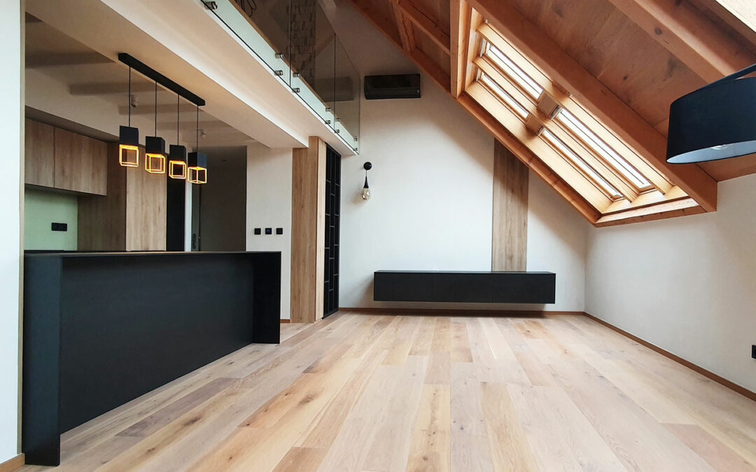 Kuchyň do podkroví